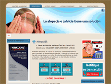Tablet Screenshot of minoxidil.com.ec